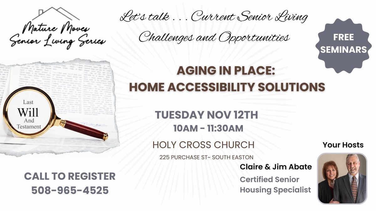 Aging in Place: Home Accessibility Solutions