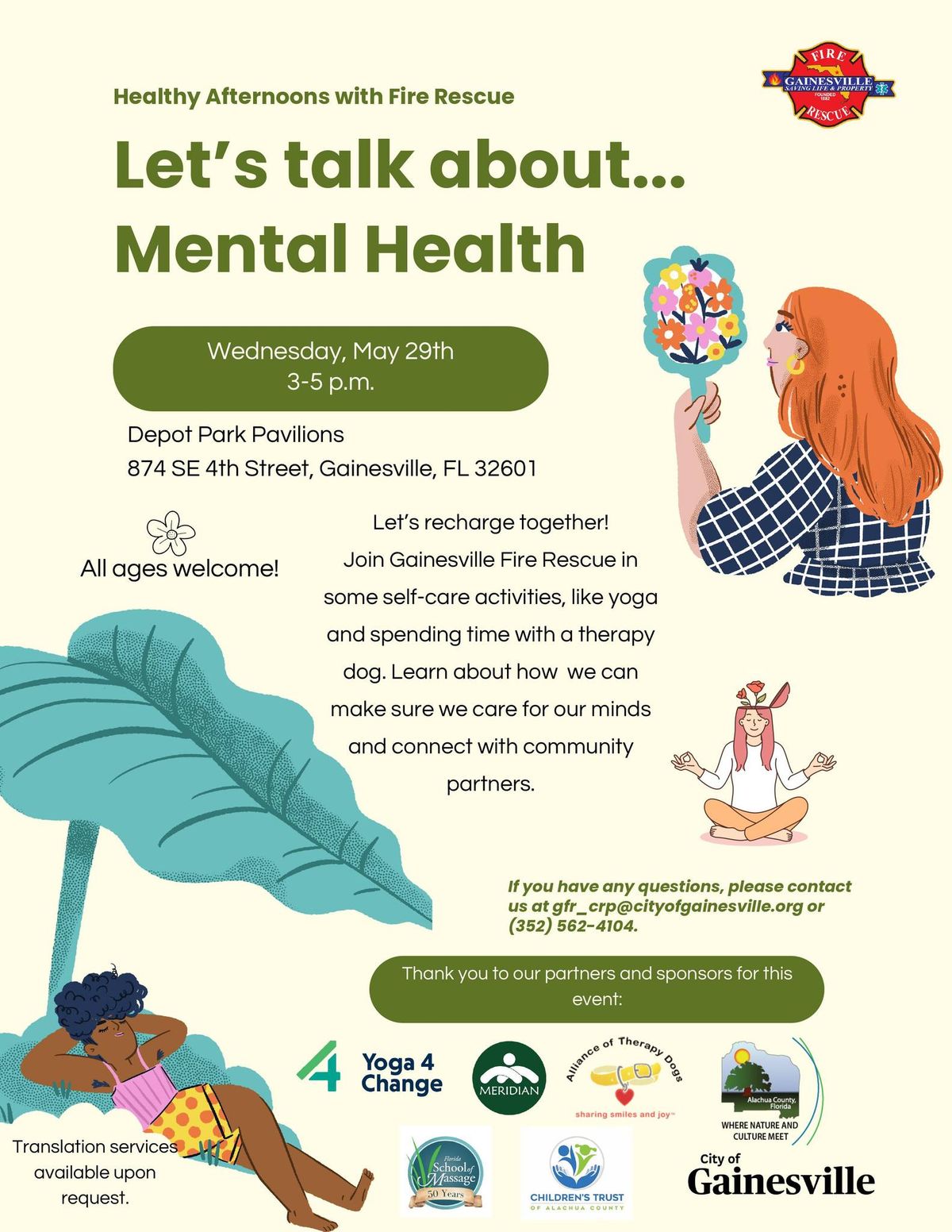 Healthy Afternoons with Fire Rescue- Let's Talk about... Mental Health