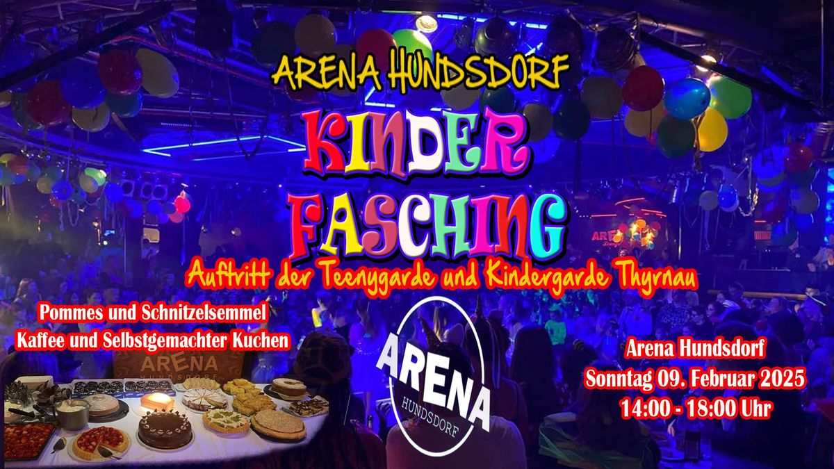 Kinderfasching 2025 \/\/ Eintritt frei \/\/ Arena Hundsdorf