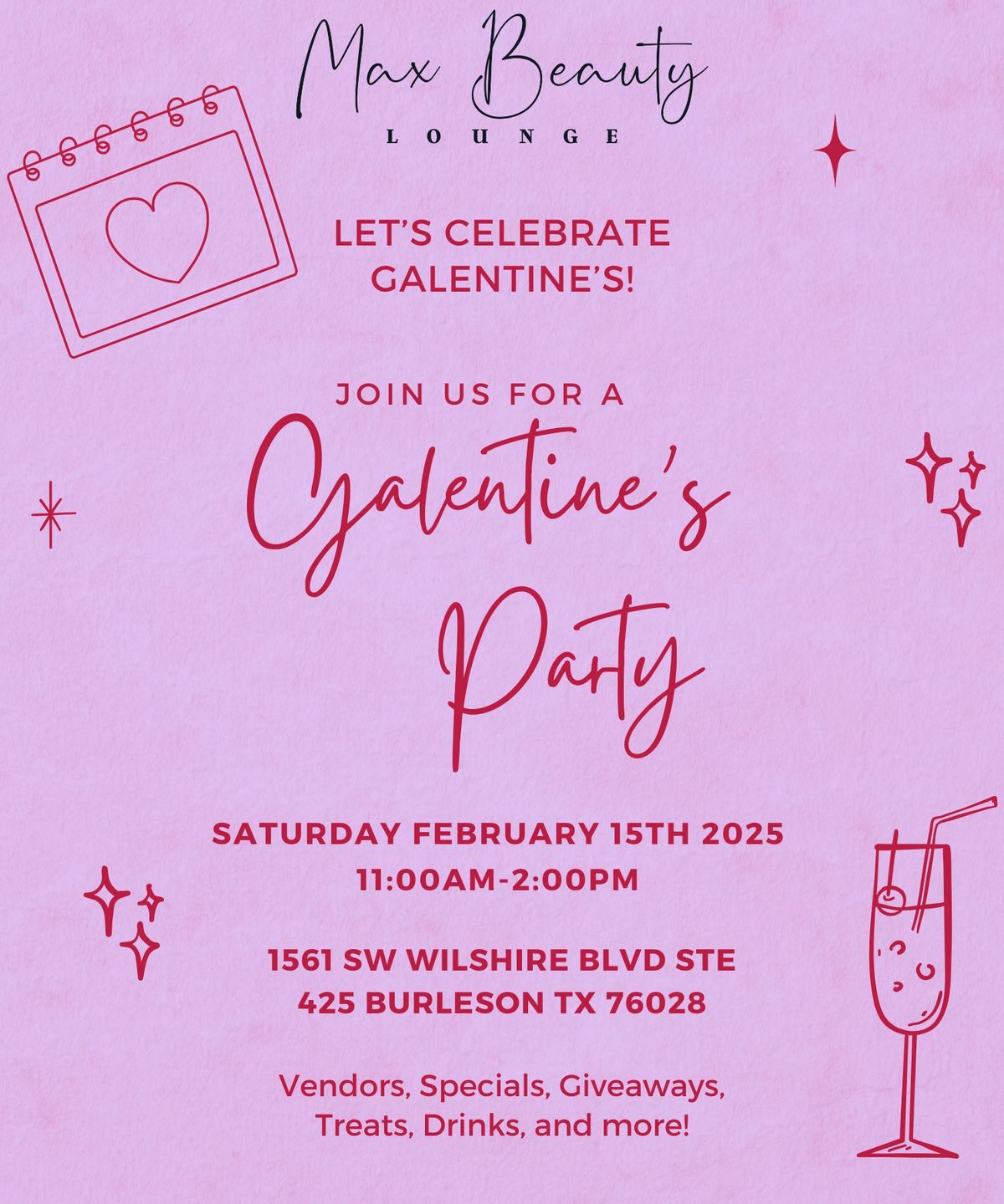 MAX Galentines Party\ud83d\udc98\ud83d\udc8c\ud83e\udd42