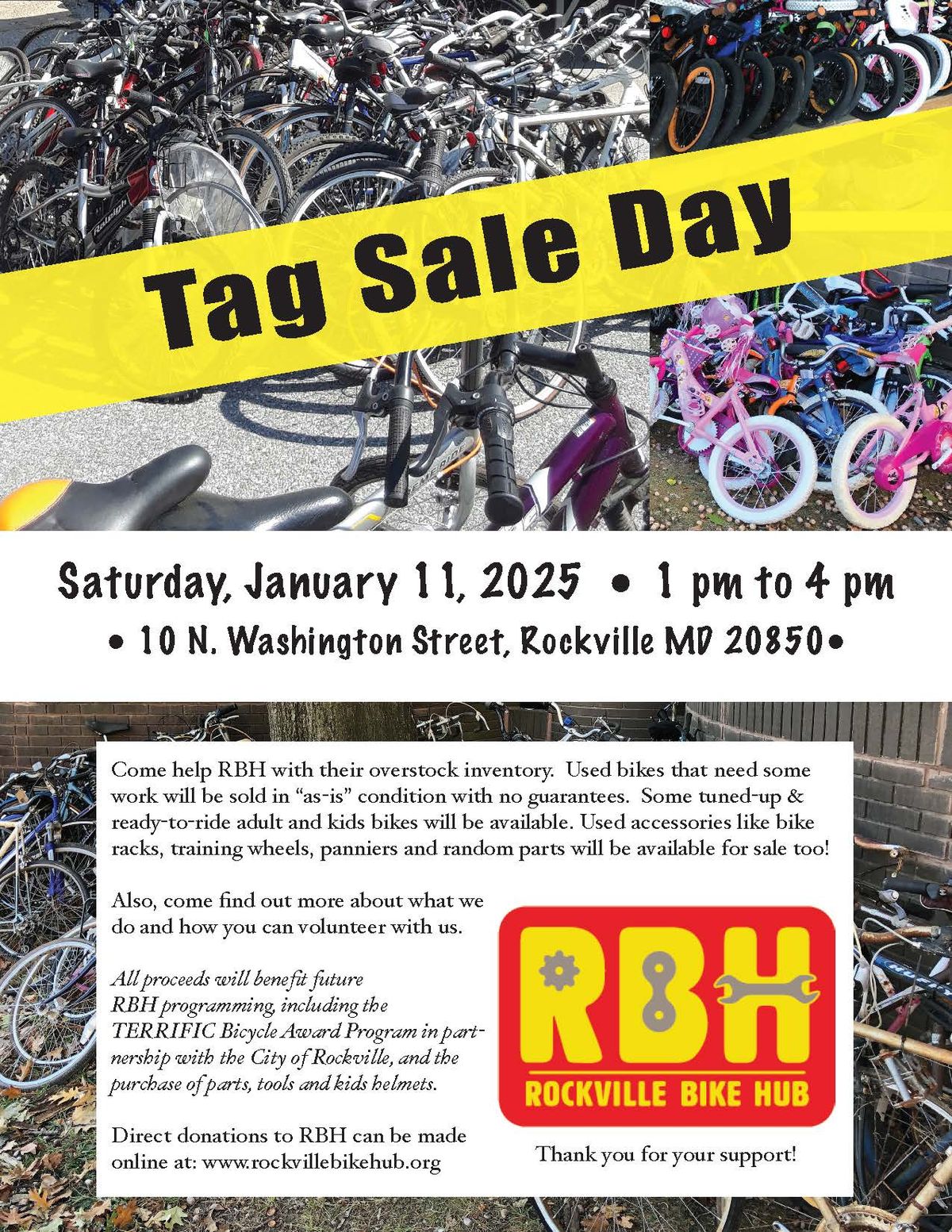 Tag Sale at RBH