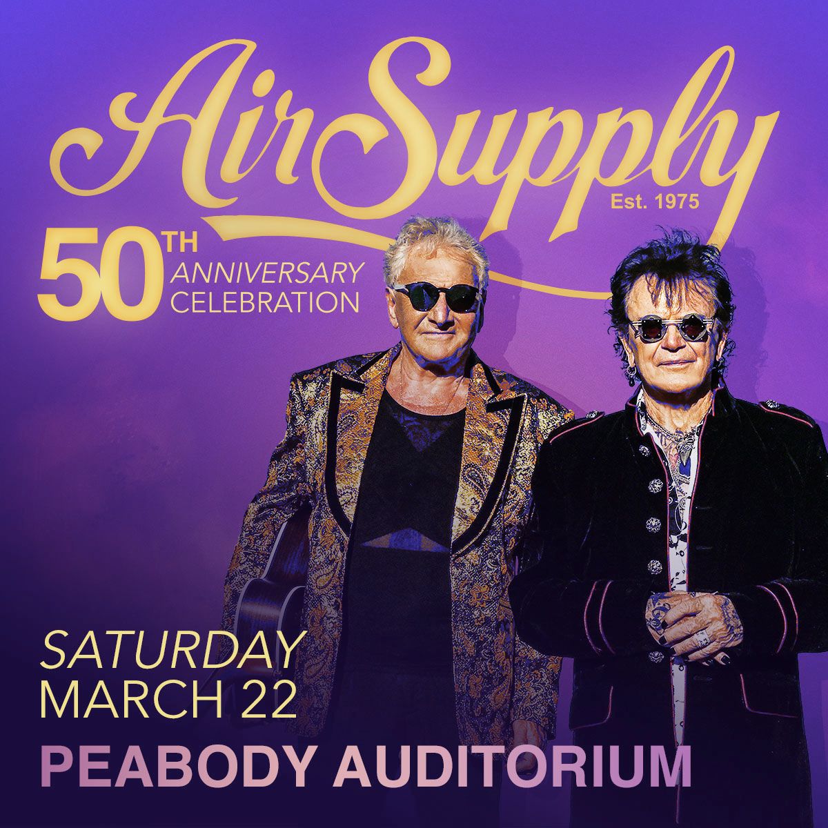 Air Supply at Peabody Auditorium