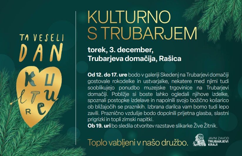 Ta veseli dan kulture: Kulturno s Trubarjem