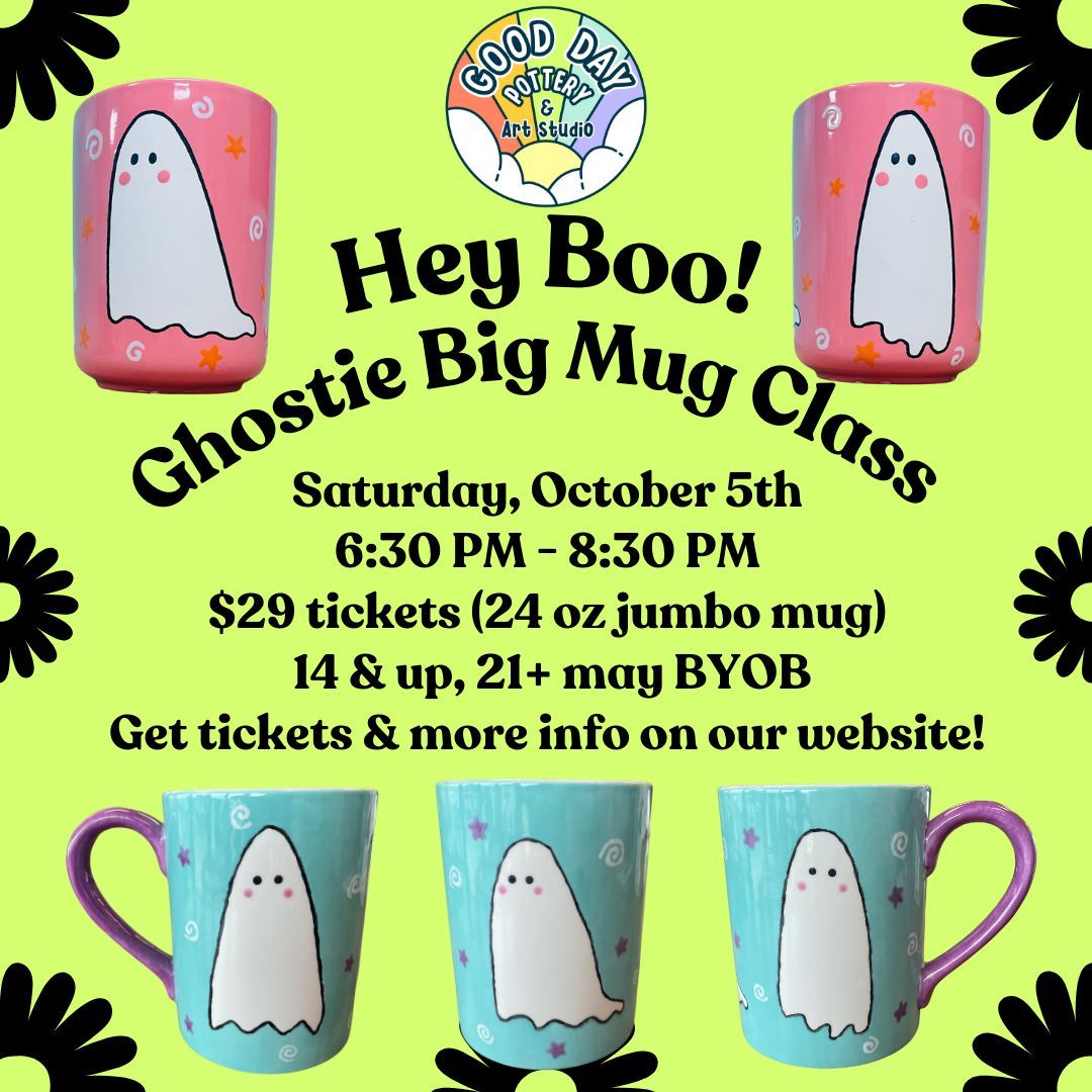 Hey Boo! Ghostie Big Mug Class