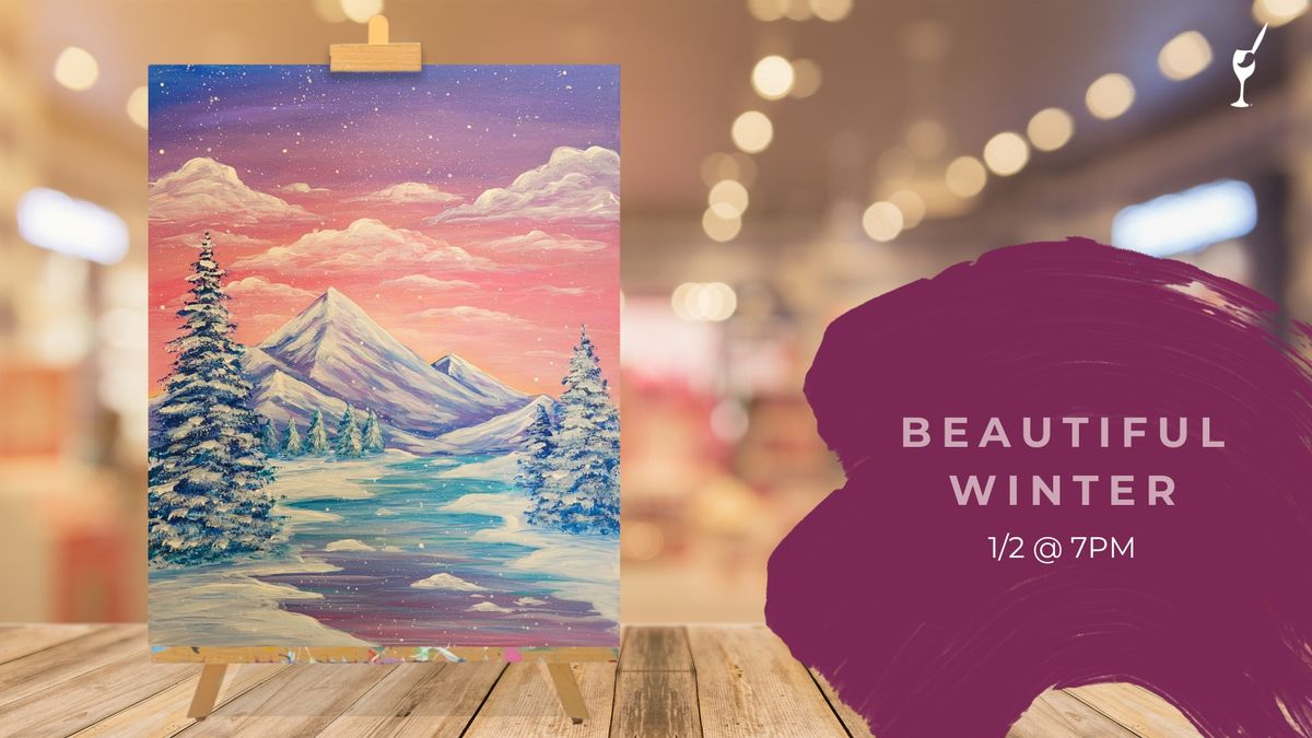 Beautiful Winter Paint Night