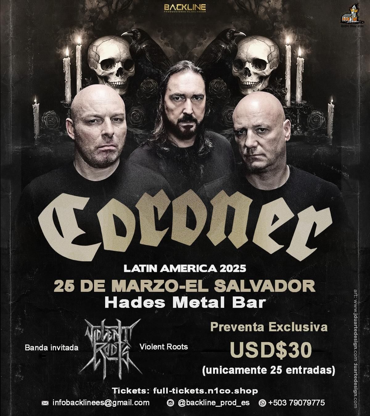 CORONER en El Salvador \ud83c\uddf8\ud83c\uddfb 