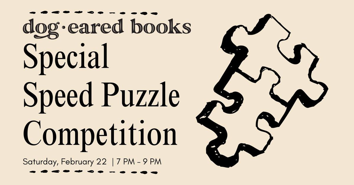 Special Speedy Puzzle Competition