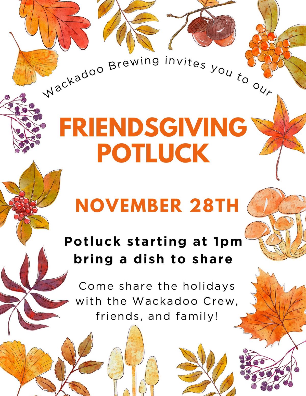 Friendsgiving Potluck