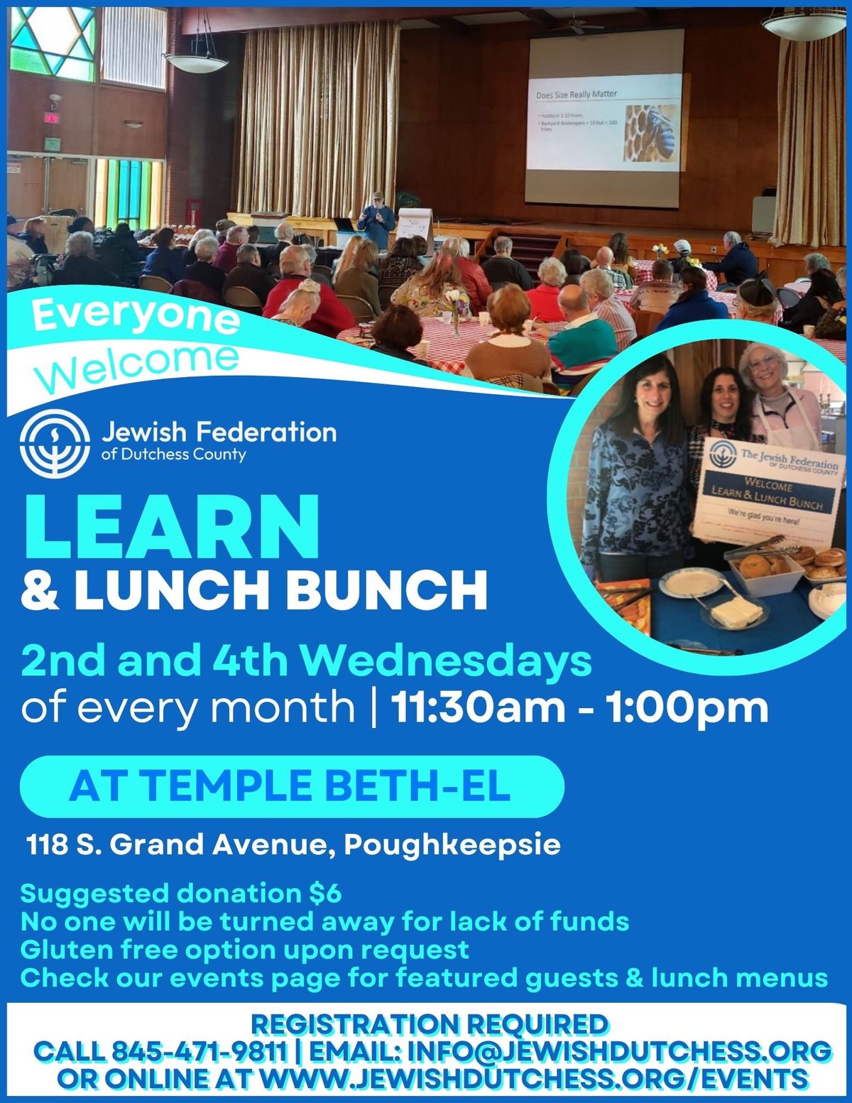 JFedDC\u2019s Learn & Lunch Bunch