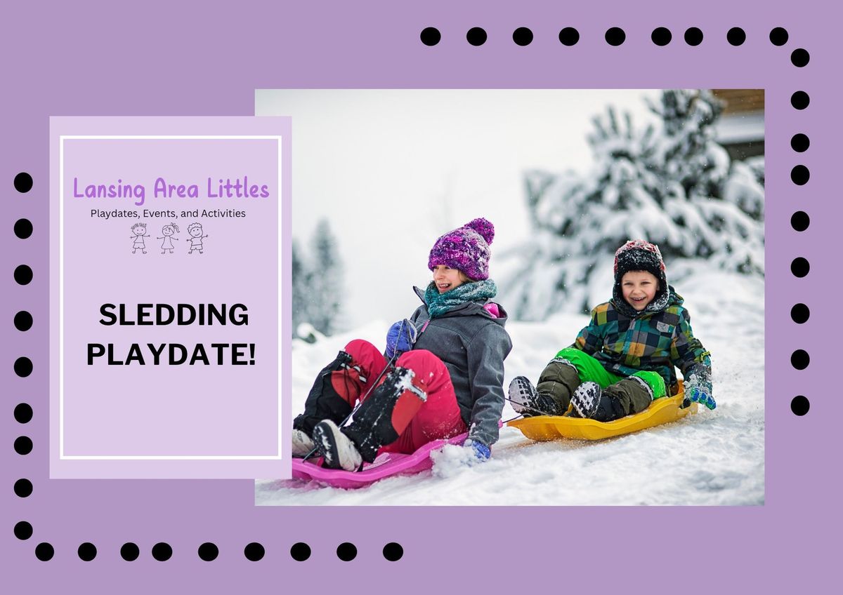 Sledding playdate