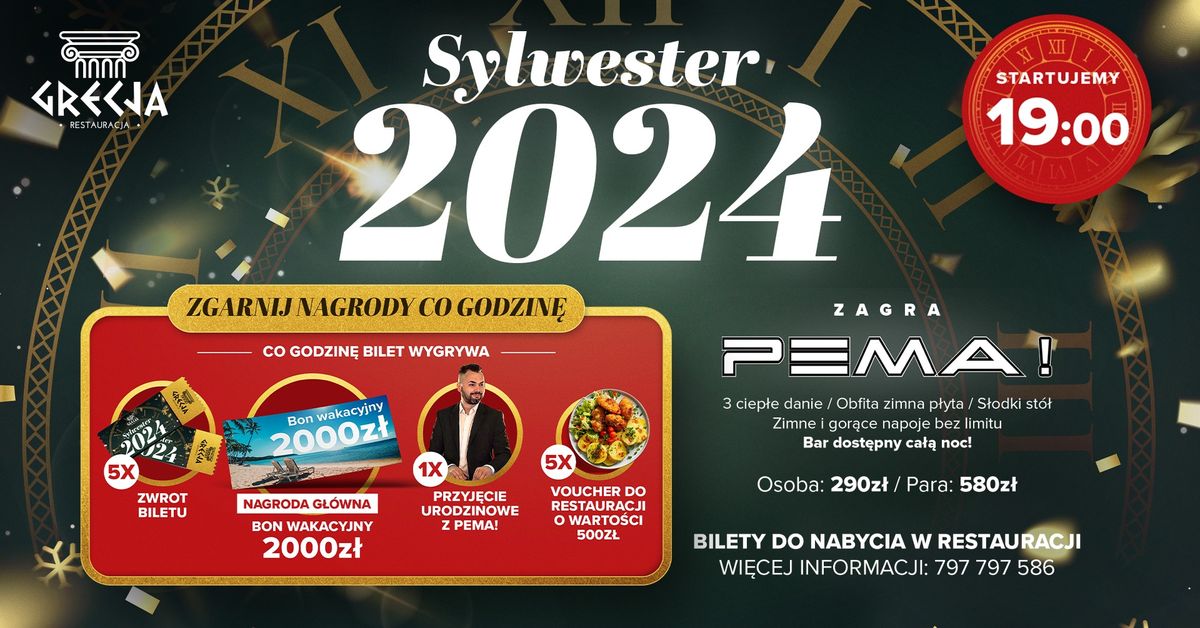 \ud83c\udf89 Sylwester 2024 w Restauracji Grecja Brzesko! 