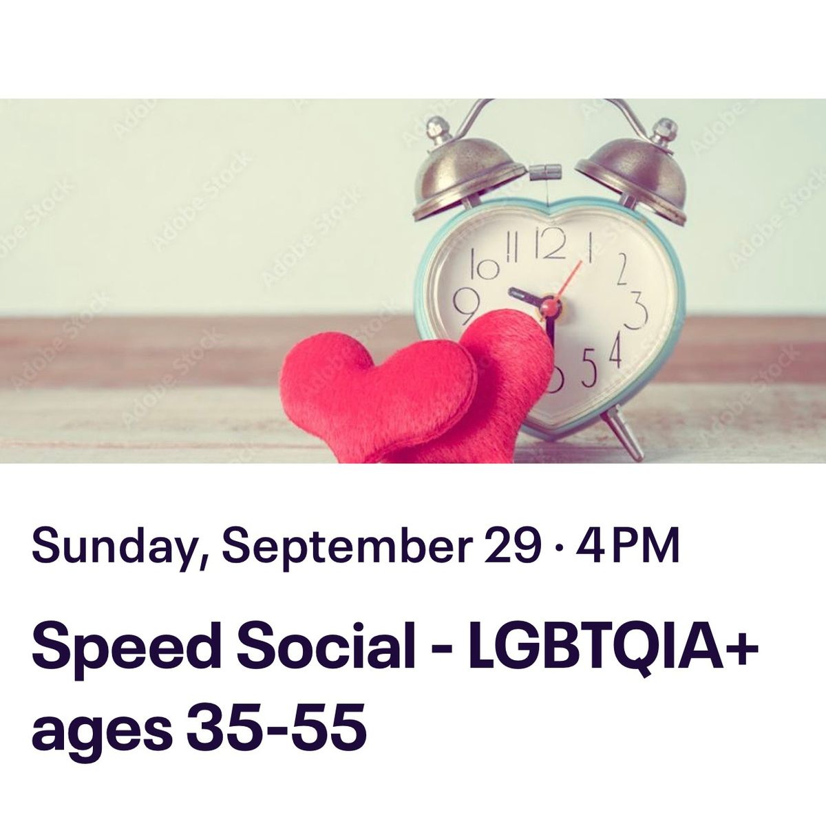 Speed Social LGTBQIA+ Ages 35-55