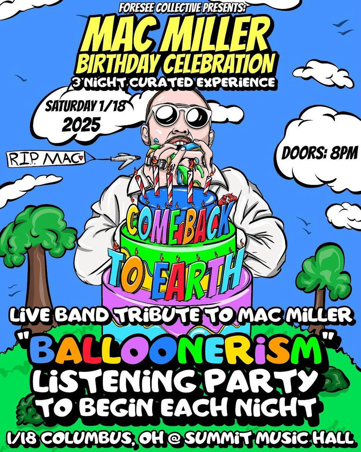 Come Back To Earth (MAC MILLER Live Band Tribute) @ The Summit Music Hall