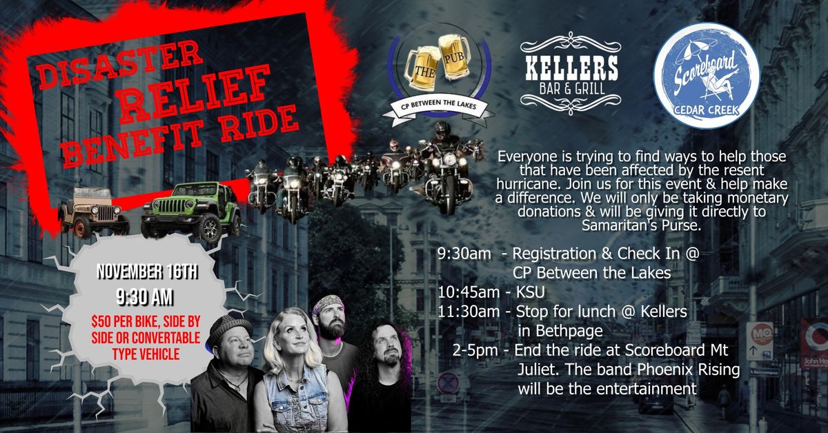 Disaster Relief Benefit Ride