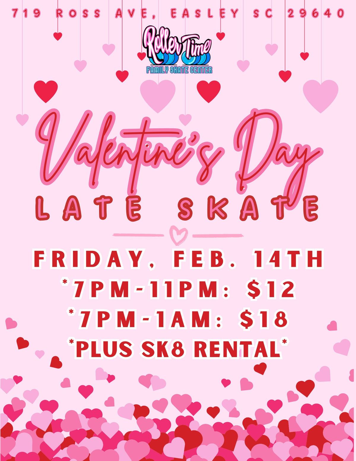 Valentine\u2019s Day Late Skate \ud83d\udc97\ud83d\udefc