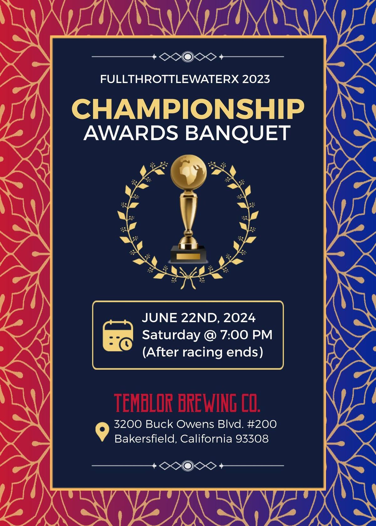 2023 Championship Awards Banquet