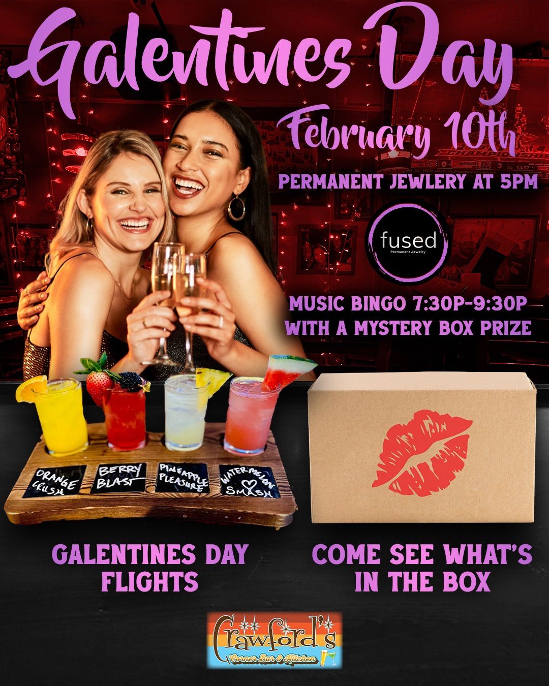 Galentine\u2019s Evening at Crawford\u2019s