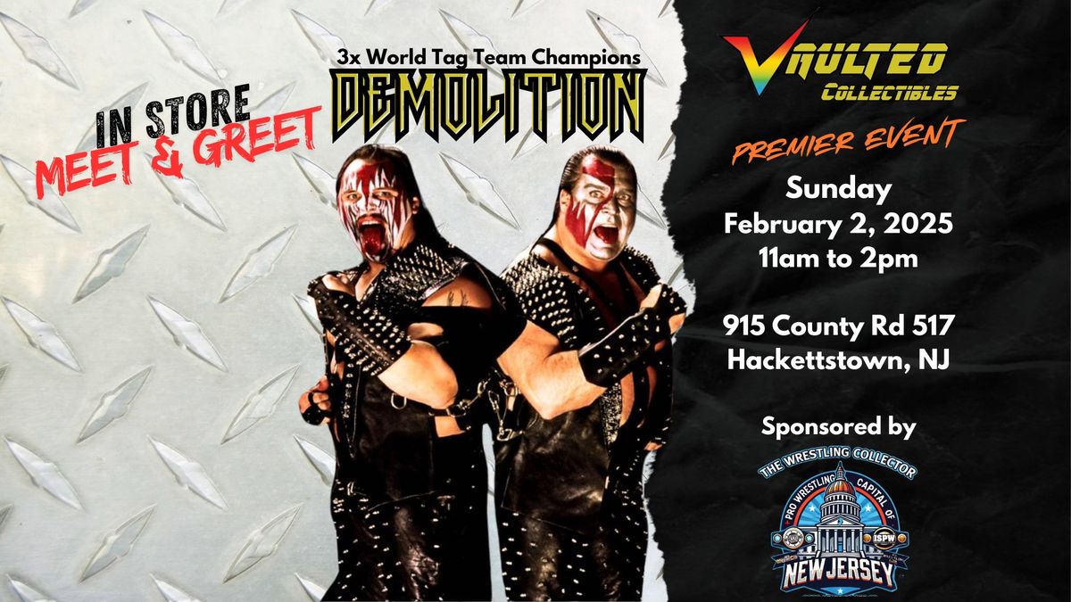 In Store Meet and Greet with Demolition