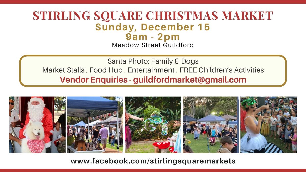 Stirling Square Christmas Market - Guildford