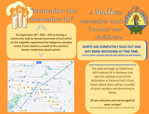 "Remember Me, Remember Us" - A Community Walk to Honour & Reflect