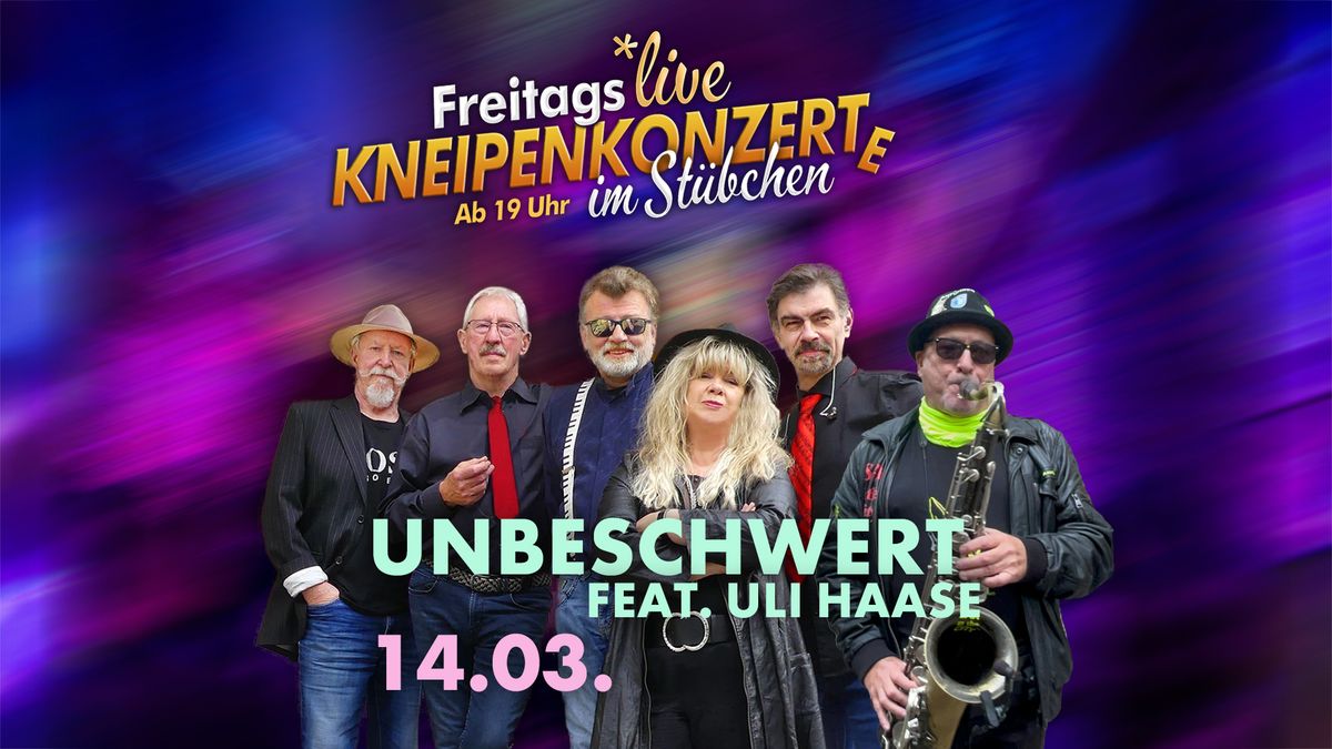 St\u00fcbchen Kneipenkozert  \ud83c\udfb8  Handgemachte Musik mit Unbeschwert & Uli Haase