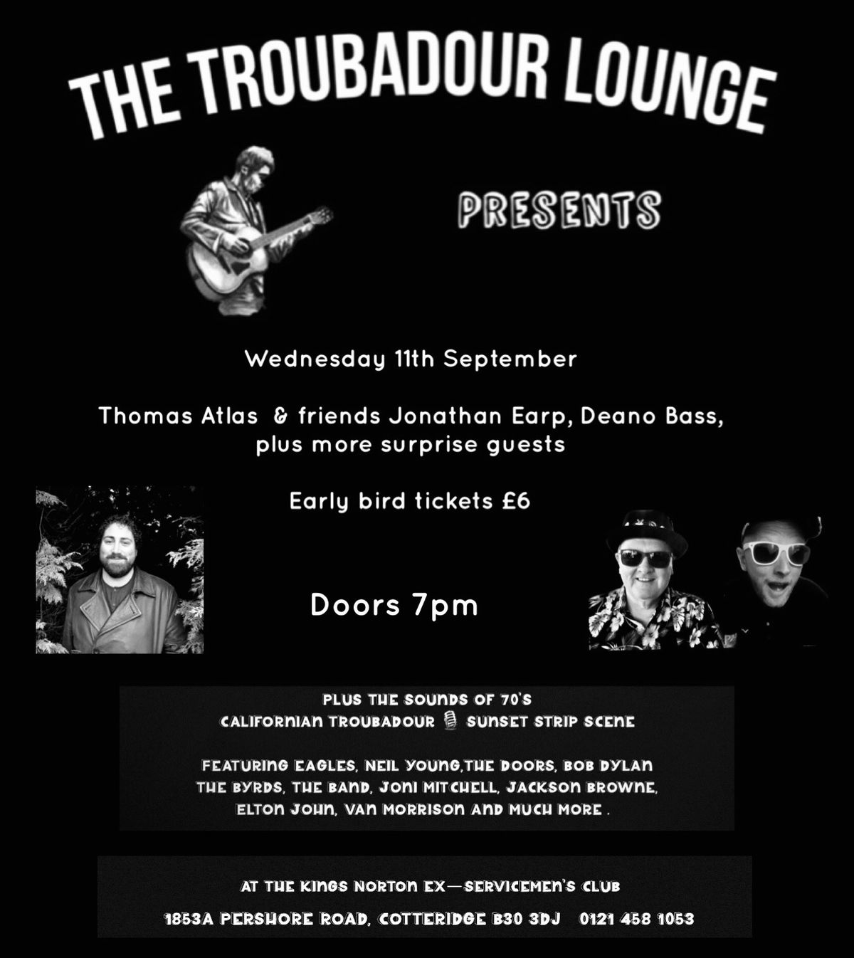 Wednesday Club at The Troubadour Lounge