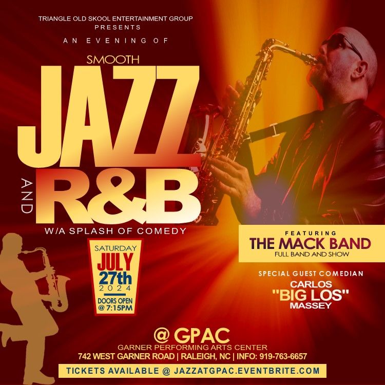 An Evening of Smooth Jazz and R&B w\/A Splash of Comedy