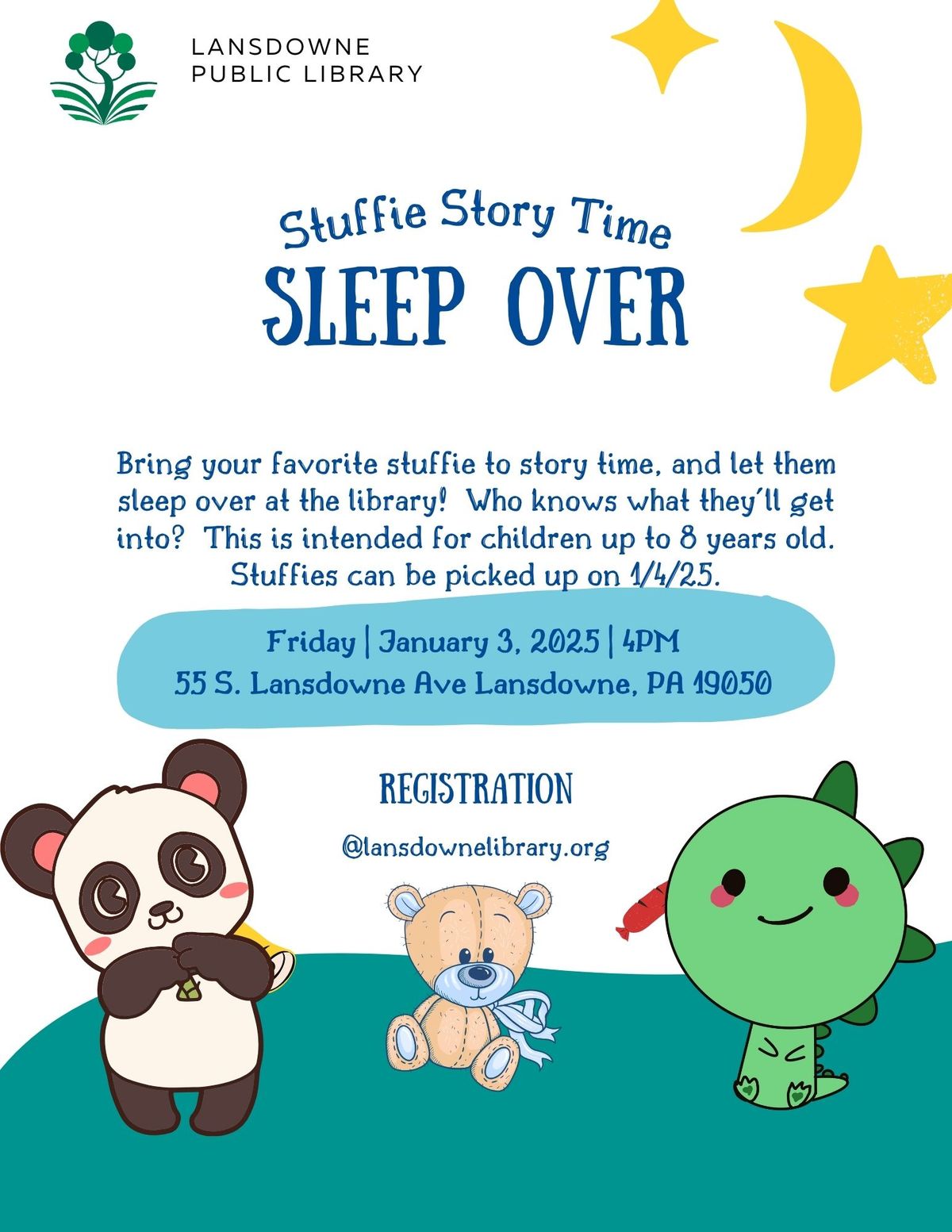 Stuffie Story Time Sleepover