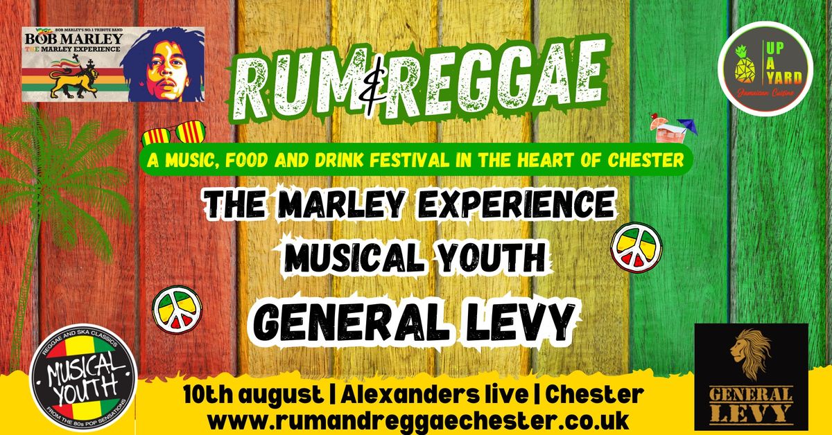 Rum and Reggae presents The Marley Experience, Musical Youth & General Levy