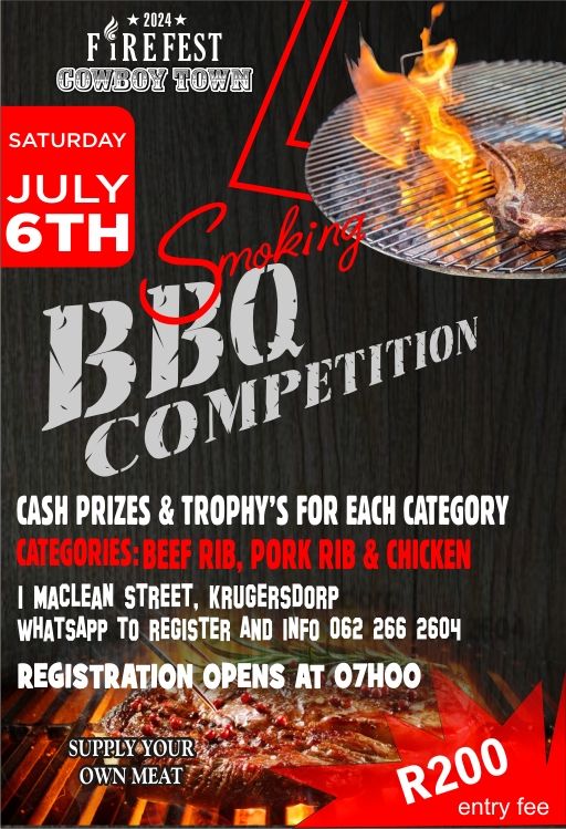 Cowboy Town's First Annual Smoking BBQ Competition 2024