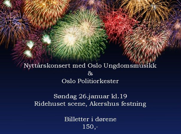 Nytt\u00e5rskonsert med Oslo Ungdomsmusikk & Oslo Politiorkester