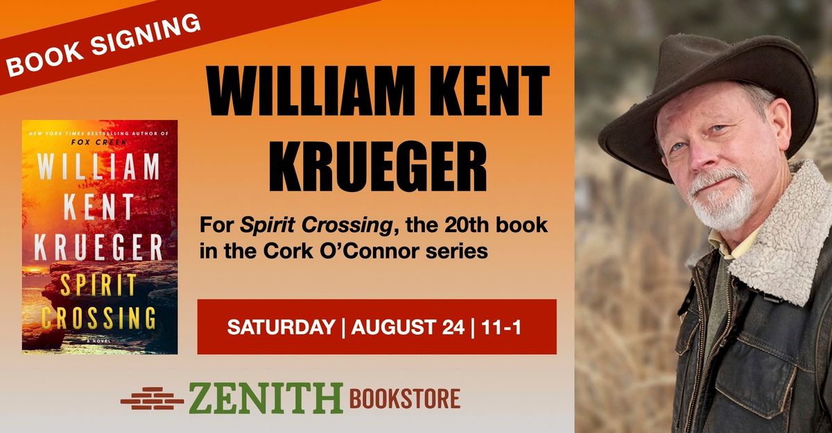Book Signing: William Kent Krueger for Spirit Crossing