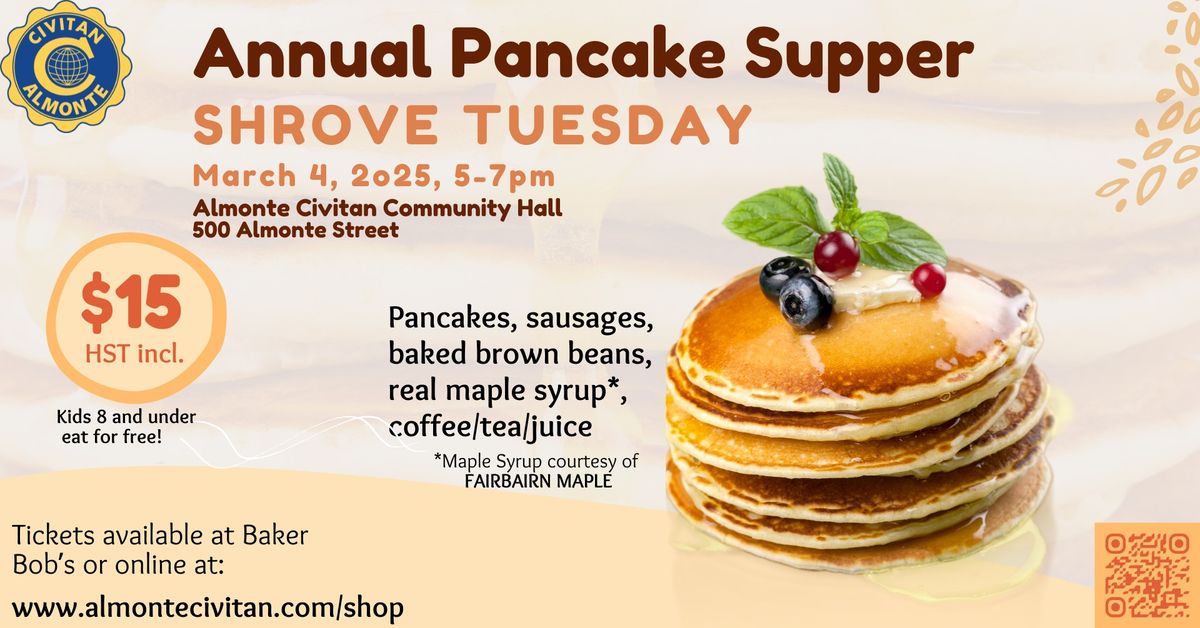 Almonte Civitan Club Annual Pancake Supper