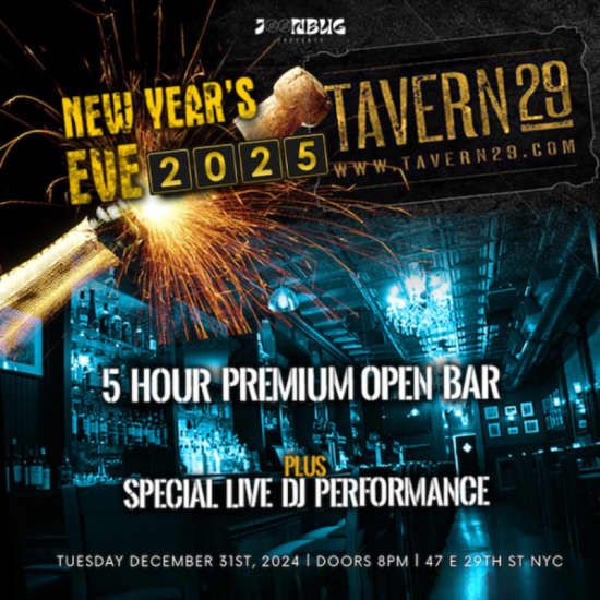 Tavern 29 NYE 2025