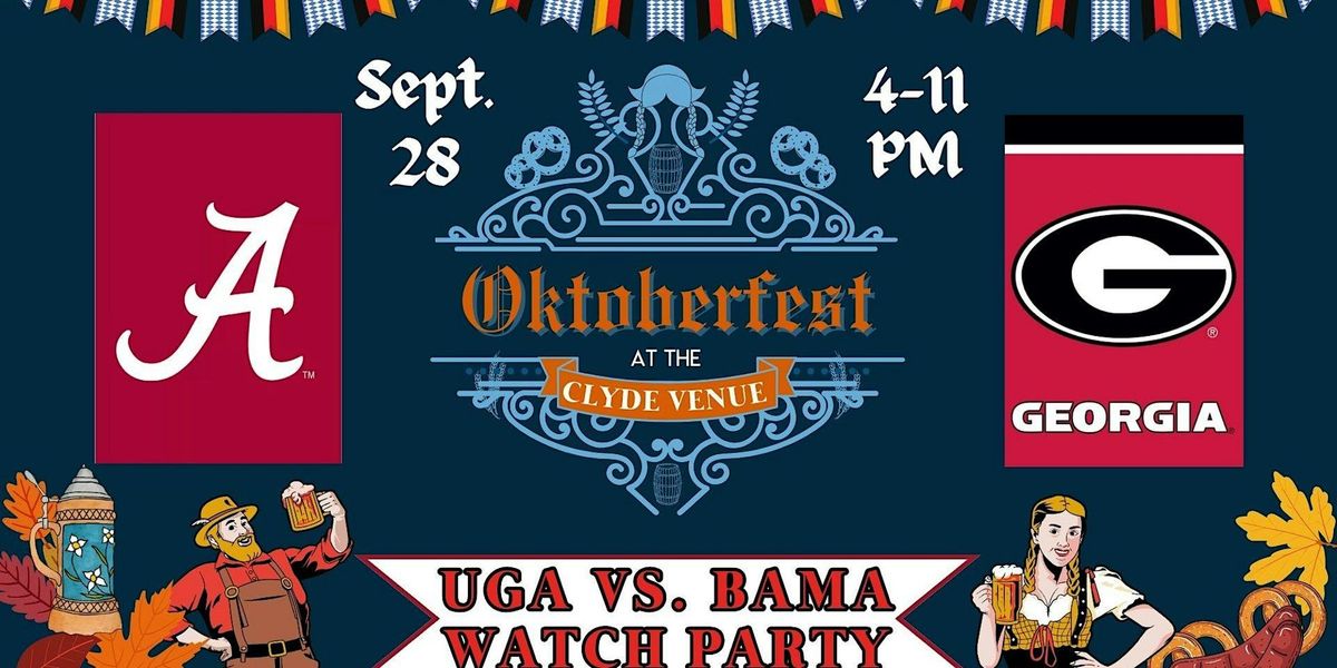 Oktoberfest + UGA vs. BAMA Watch Party