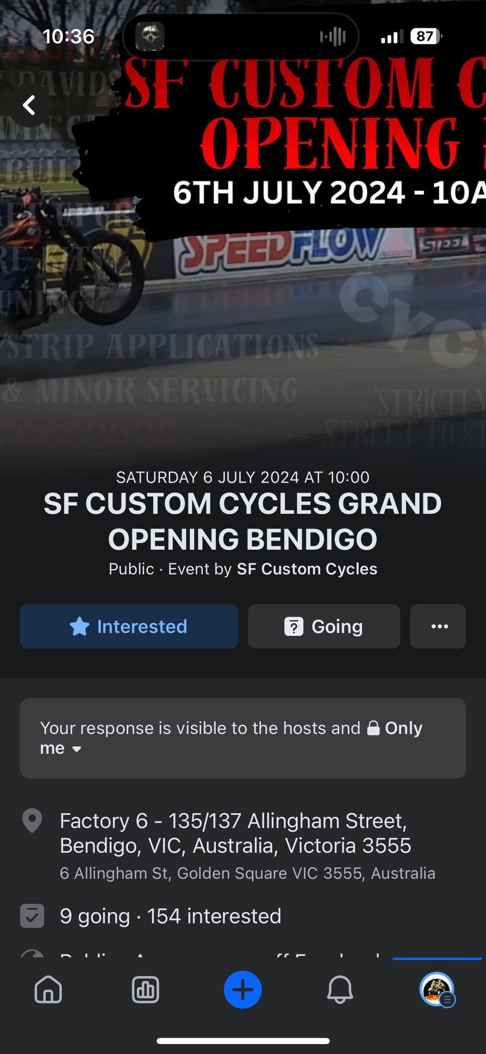 Ride to SF CUSTOM CYCLES grand opening 