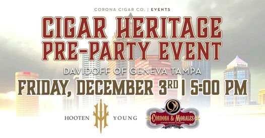 Cigar Heritage Kickoff Party ft. Norm Hooten & Z