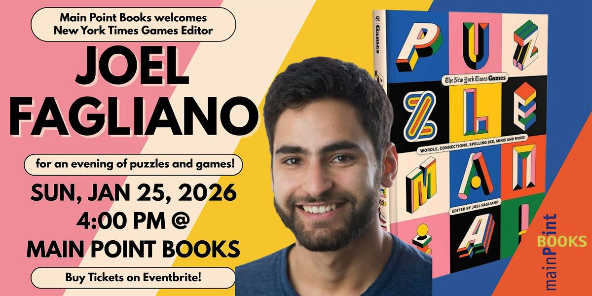 An Evening of Puzzles with NYT Games Editor Joel Fagliano