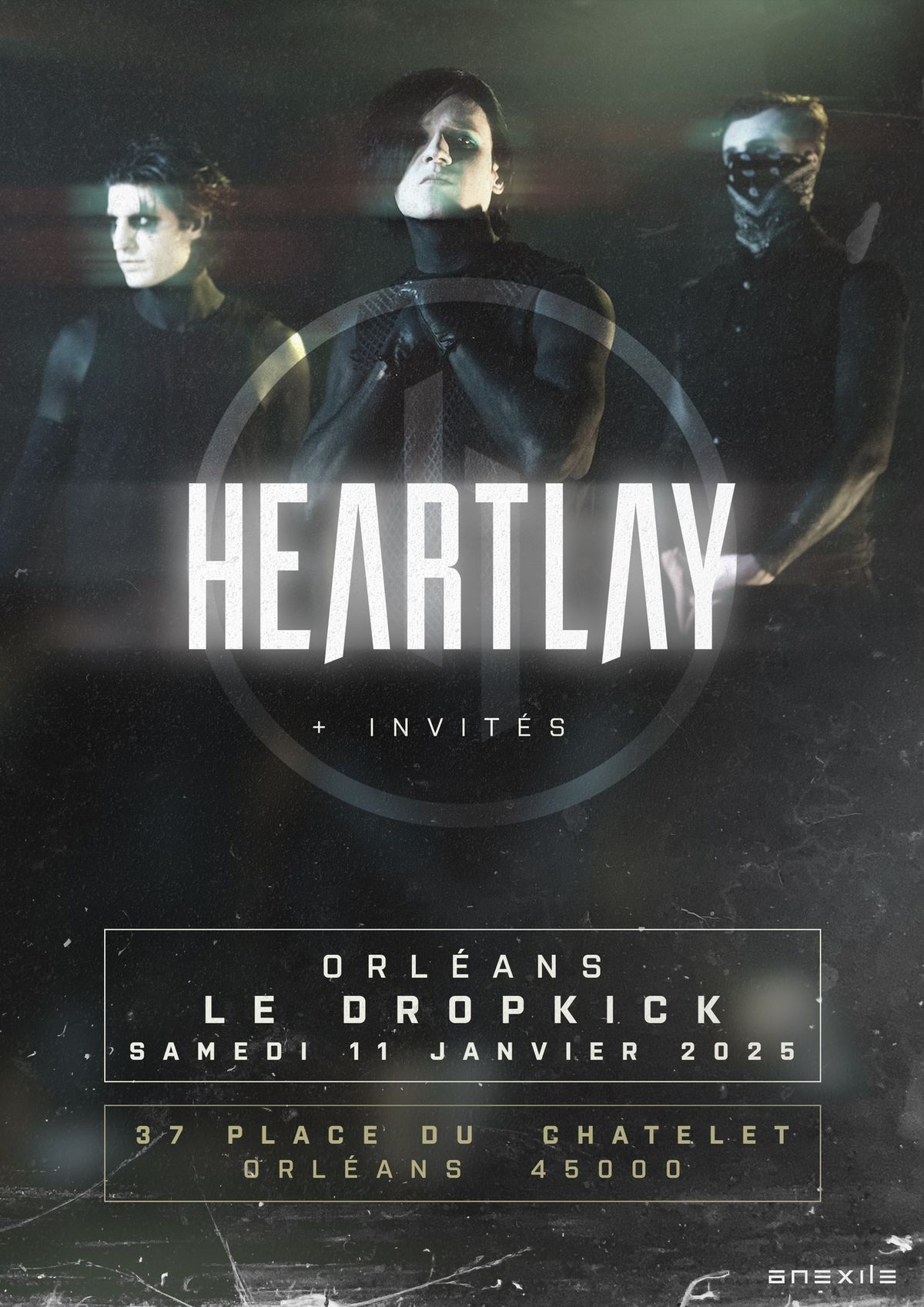 Heartlay + Dark Matter + Cycleam au Dropkick, Orl\u00e9ans (FR)