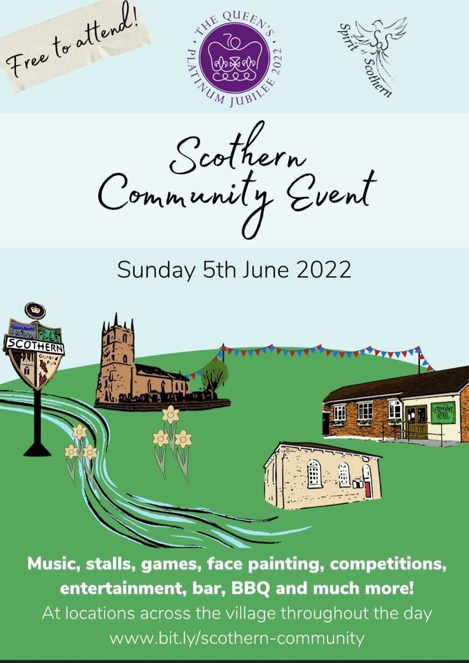Queens Platinum Jubilee Celebrations Scothern Village Hall Lincoln 