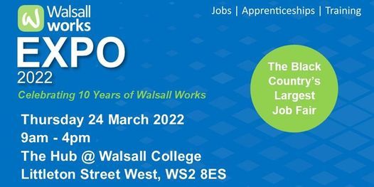 Walsall Works Jobs Skills Expo 24 March 2022 Littleton Street West   A288fc5c1cc0c6d7e90b537e4a8686bb32103876064f749740fdf91aef8d3d3b Rimg W526 H263 Gmir 