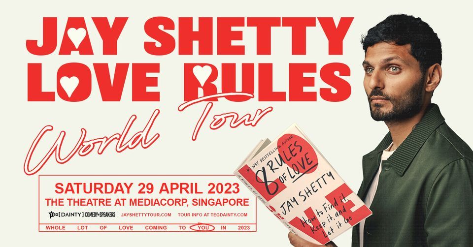 Jay Shetty World Tour: Love Rules [Singapore]