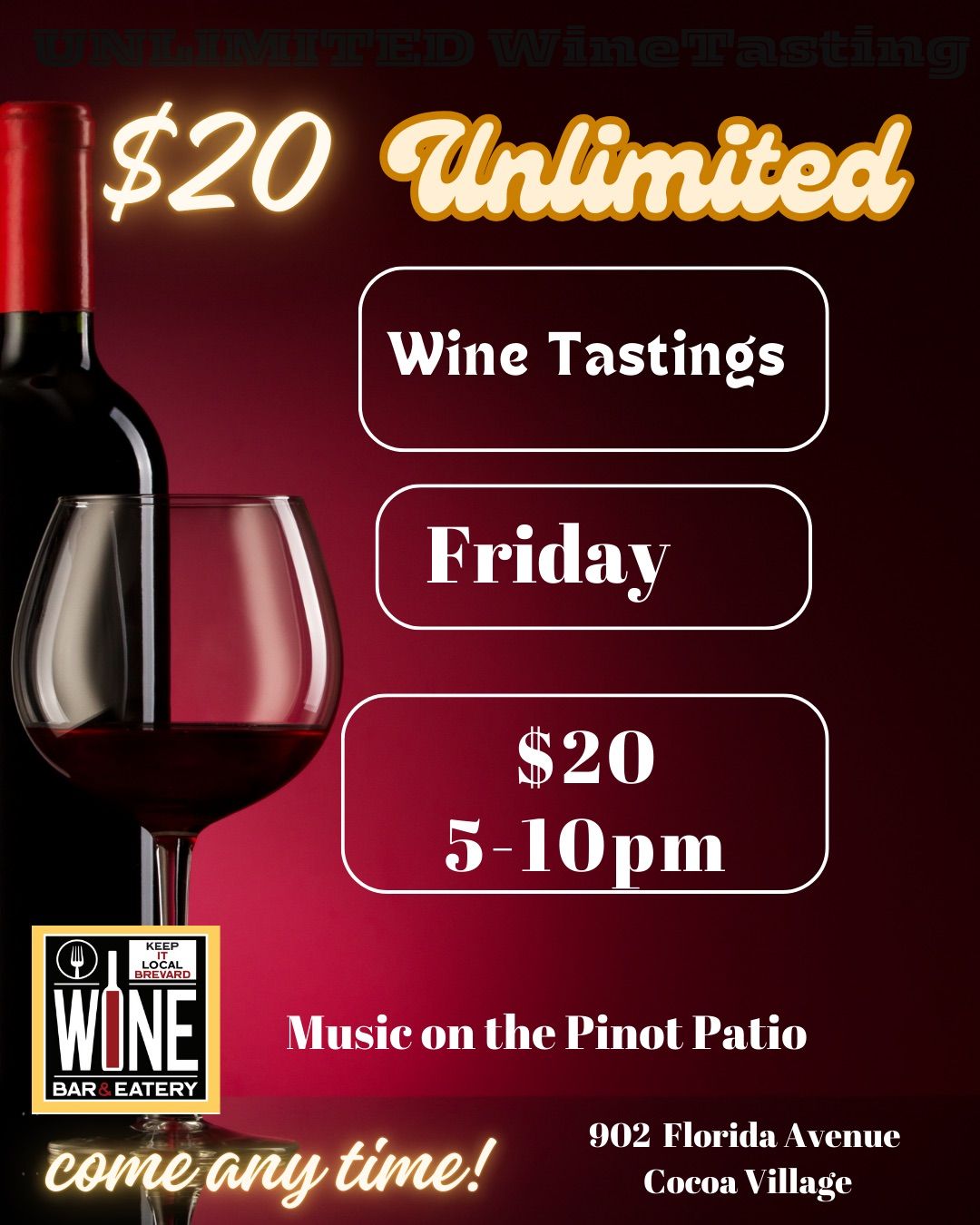 Unlimited Wine Tasting 