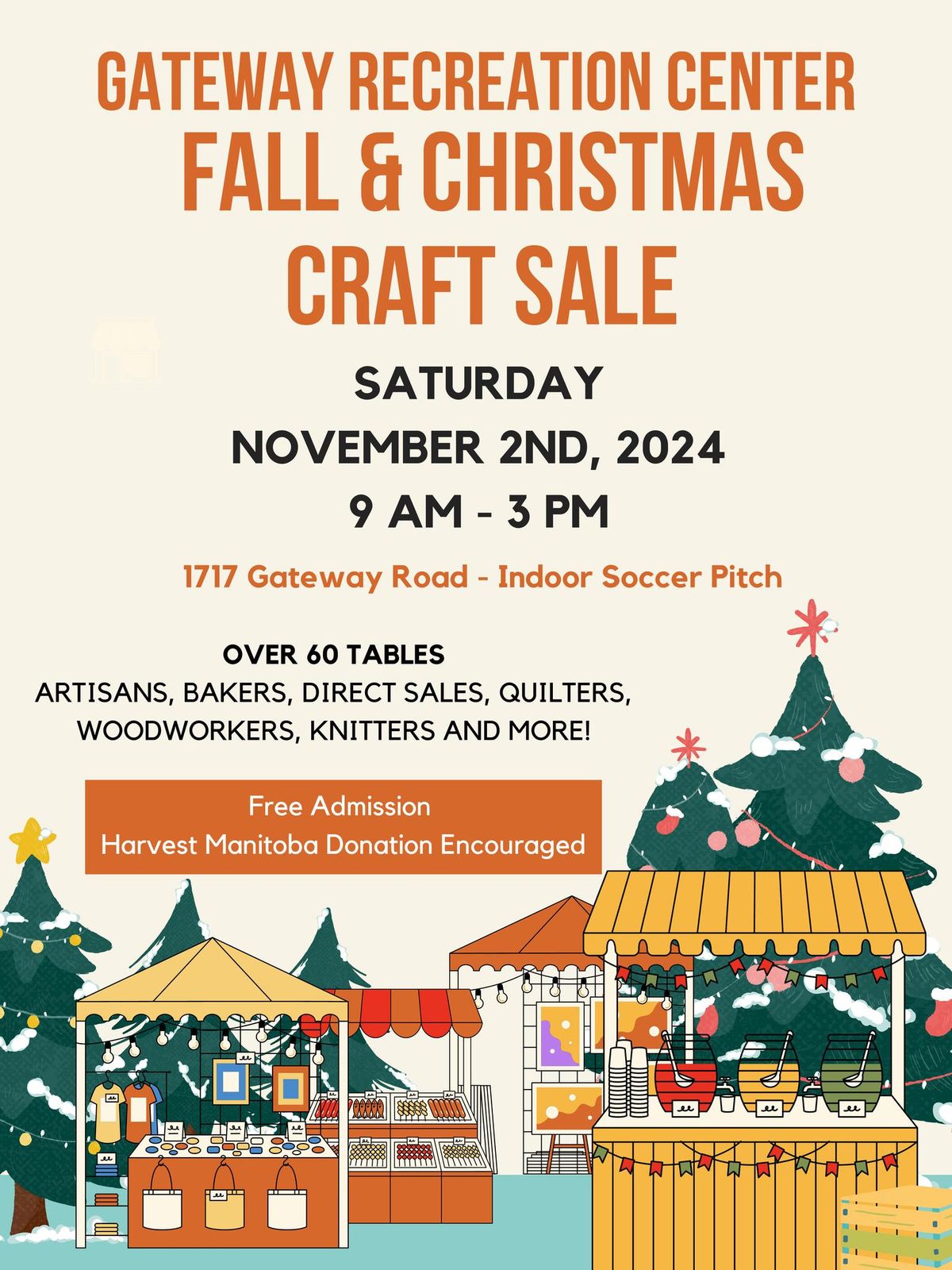 Gateway Recreation Center Fall and Christmas Craft Sale