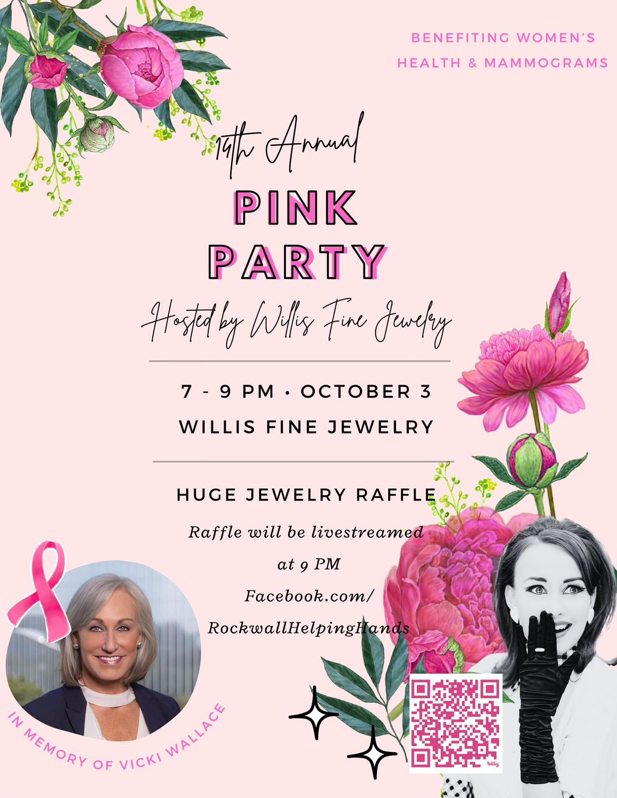 Pink Party sponsored by Willis Jewelry