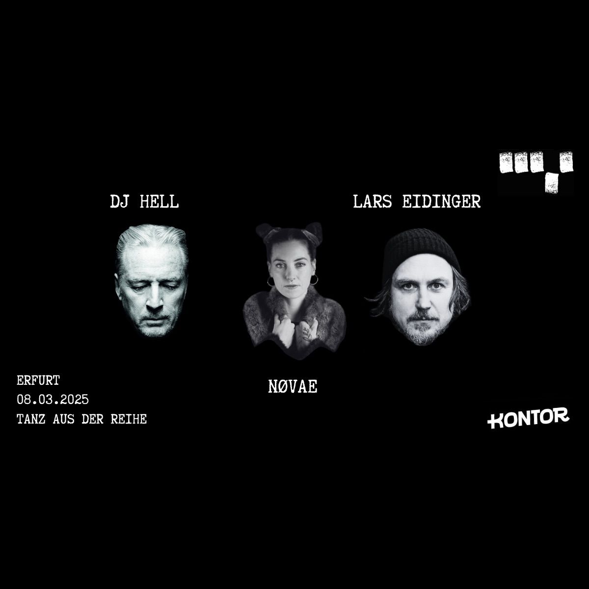 Lars Eidinger - Dj Hell - Novae | Kontor Erfurt