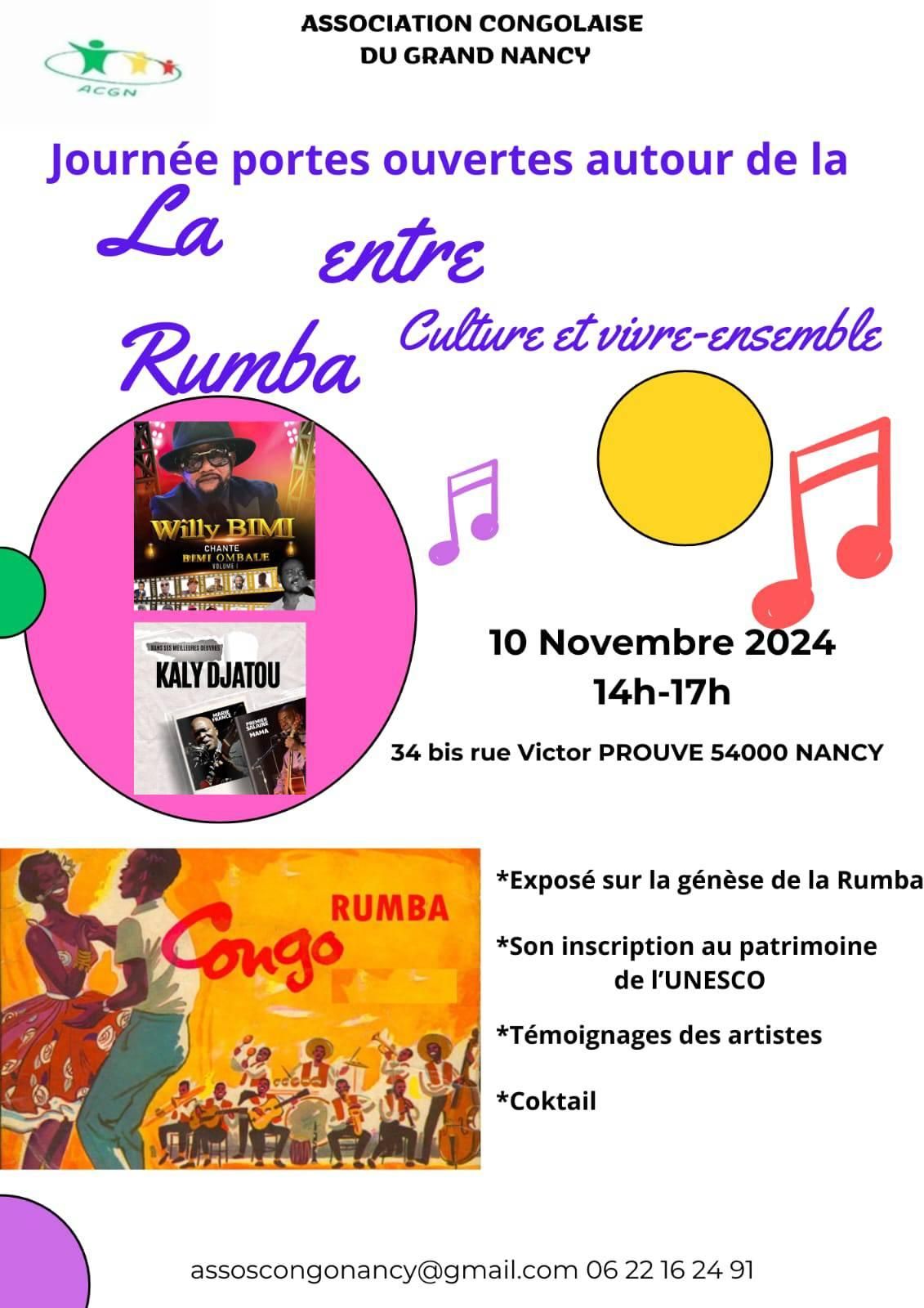 Journ\u00e9e Porte Ouverte autour de La Rumba : Entre Culture et Vivre-ensemble 