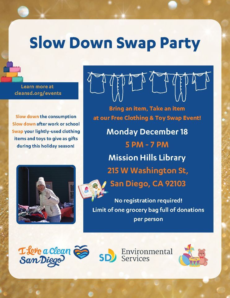 Slow Down Swap Party