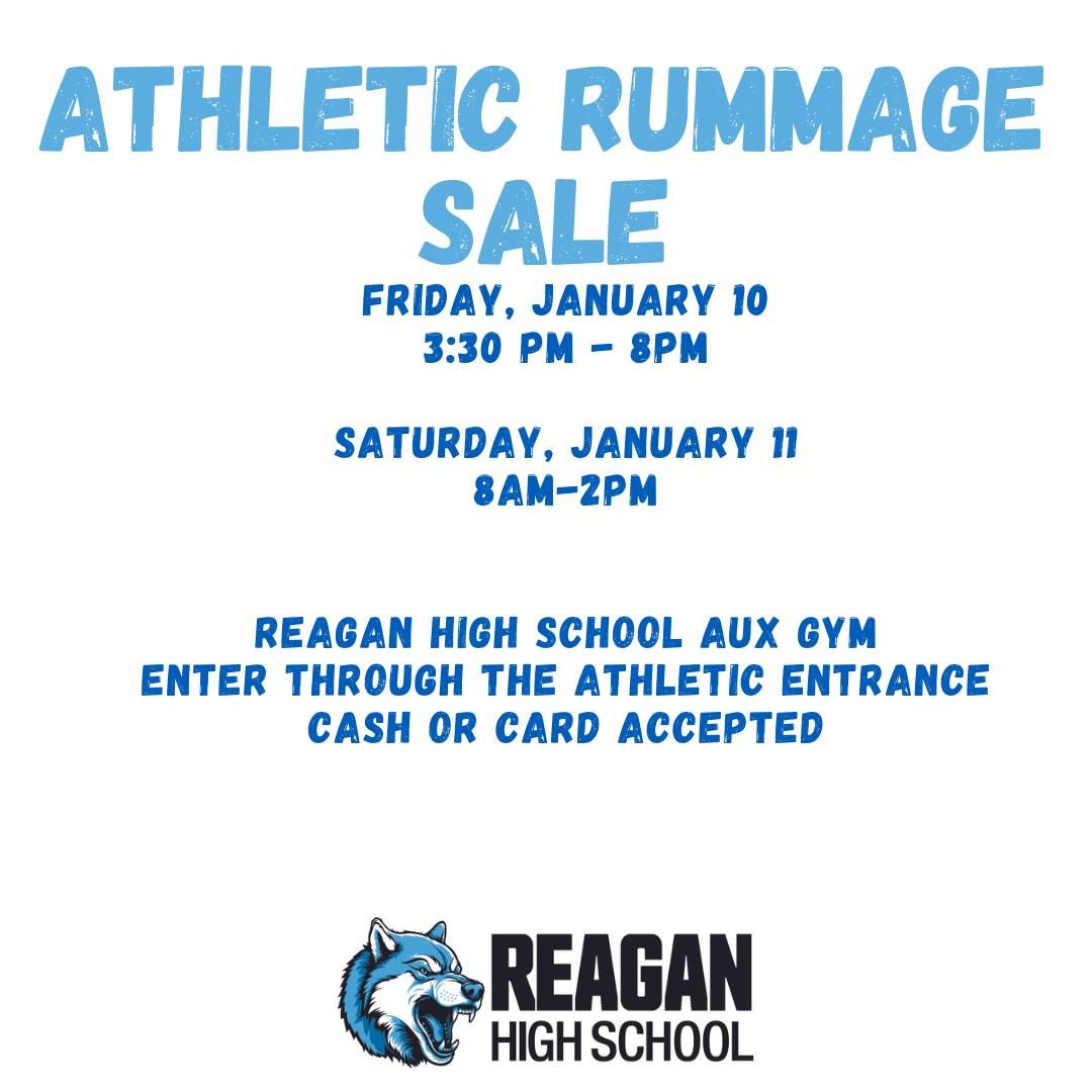 Reagan's Athletic Rummage Sale