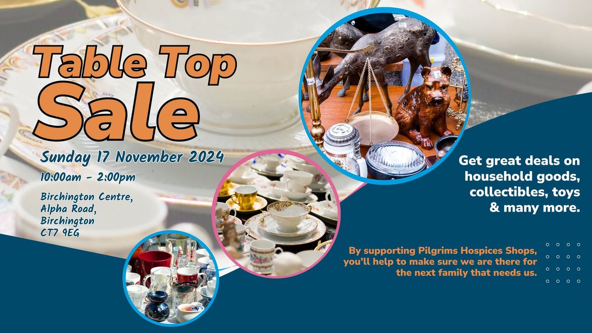 Table Top Sale @ The Centre, Birchington